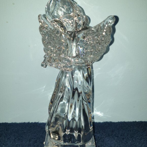 8.25’’ MIKASA Germany Lead Crystal Angelic Violin Angel Figurine - Picture 5 of 11